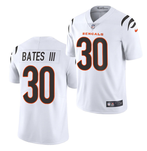 Youth Cincinnati Bengals #30 Jessie Bates III New White NFL Vapor Untouchable Limited Stitched Jersey